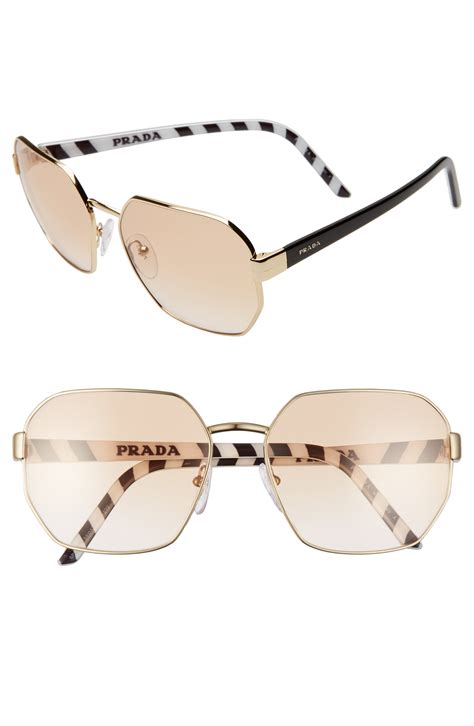 prada geo 59mm square sunglasses|Prada 59 Mm Sunglasses .